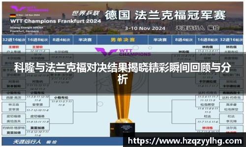 科隆与法兰克福对决结果揭晓精彩瞬间回顾与分析